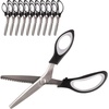 image:imageJubileeYarn Professional Grade Pinking Shears  95 Serrated Stainless Steel  Black amp Grey  1 Pair95 Black  Grey