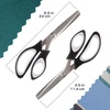image:imageJubileeYarn Professional Grade Pinking Shears  95 Serrated Stainless Steel  Black amp Grey  1 Pair95 Black  Grey