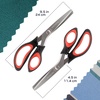 image:imageJubileeYarn Professional Grade Pinking Shears  95 Serrated Stainless Steel  Black amp Grey  1 Pair95 Black  Red