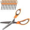 image:imageJubileeYarn Professional Grade Pinking Shears  95 Serrated Stainless Steel  Black amp Grey  1 Pair95 Orange  Grey