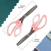 image:imageJubileeYarn Professional Grade Pinking Shears  95 Serrated Stainless Steel  Black amp Grey  1 Pair95 Pink  Grey