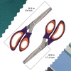 image:imageJubileeYarn Professional Grade Pinking Shears  95 Serrated Stainless Steel  Black amp Grey  1 Pair95 Purple  Orange