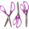 image:imageJubileeYarn Professional Grade Pinking Shears  95 Serrated Stainless Steel  Black amp Grey  1 Pair95 Purple