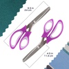 image:imageJubileeYarn Professional Grade Pinking Shears  95 Serrated Stainless Steel  Black amp Grey  1 Pair95 Purple