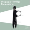 image:imageJubileeYarn Professional MultiPurpose Titanium Precision Trimmer  Rainbow  1 PairTitanium  Black