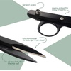 image:imageJubileeYarn Professional MultiPurpose Titanium Precision Trimmer  Rainbow  1 PairTitanium  Black