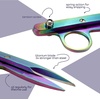 image:imageJubileeYarn Professional MultiPurpose Titanium Precision Trimmer  Rainbow  1 PairTitanium  Rainbow