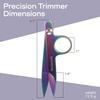 image:imageJubileeYarn Professional MultiPurpose Titanium Precision Trimmer  Rainbow  1 PairTitanium  Rainbow