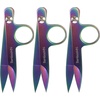 image:imageJubileeYarn Professional MultiPurpose Titanium Precision Trimmer  Rainbow  1 PairTitanium  Rainbow
