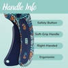 image:imageJubileeYarn Professional Stainless Steel Tailer Fabric Scissors  10 Silver  1 PairBotanical Blue  3 Units