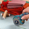 image:imageJubileeYarn Professional Stainless Steel Tailer Fabric Scissors  10 Silver  1 PairBotanical Blue  3 Units