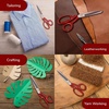 image:imageJubileeYarn Professional Stainless Steel Tailer Fabric Scissors  10 Silver  1 PairBrazil Style  8 Red