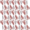image:imageJubileeYarn Professional Stainless Steel Tailer Fabric Scissors  10 Silver  1 PairBrazil Style  8 Red