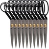 image:imageJubileeYarn Professional Stainless Steel Tailer Fabric Scissors  10 Silver  1 PairCoated  10 Silver
