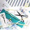 image:imageJubileeYarn Professional Stainless Steel Tailer Fabric Scissors  10 Silver  1 PairCoated  9 Black