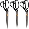 image:imageJubileeYarn Professional Stainless Steel Tailer Fabric Scissors  10 Silver  1 PairCoated  9 Silver
