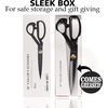 image:imageJubileeYarn Professional Stainless Steel Tailer Fabric Scissors  10 Silver  1 PairCoated  9 Silver