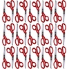 image:imageJubileeYarn Professional Stainless Steel Tailer Fabric Scissors  10 Silver  1 PairHigh Level  84 Red