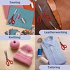 image:imageJubileeYarn Professional Stainless Steel Tailer Fabric Scissors  10 Silver  1 PairHigh Level  84 Red
