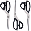 image:imageJubileeYarn Professional Stainless Steel Tailer Fabric Scissors  10 Silver  1 PairJapanese Style  10 Black