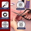 image:imageJubileeYarn Professional Stainless Steel Tailer Fabric Scissors  10 Silver  1 PairJapanese Style  10 Green