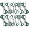image:imageJubileeYarn Professional Stainless Steel Tailer Fabric Scissors  10 Silver  1 PairJapanese Style  10 Green