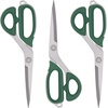 image:imageJubileeYarn Professional Stainless Steel Tailer Fabric Scissors  10 Silver  1 PairJapanese Style  10 Green