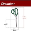 image:imageJubileeYarn Professional Stainless Steel Tailer Fabric Scissors  10 Silver  1 PairJapanese Style  9 Green
