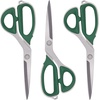 image:imageJubileeYarn Professional Stainless Steel Tailer Fabric Scissors  10 Silver  1 PairJapanese Style  9 Green