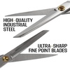 image:imageJubileeYarn Professional Stainless Steel Tailer Fabric Scissors  10 Silver  1 PairSuperior Grade  10 Silver