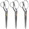image:imageJubileeYarn Professional Stainless Steel Tailer Fabric Scissors  10 Silver  1 PairSuperior Grade  10 Silver