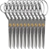 image:imageJubileeYarn Professional Stainless Steel Tailer Fabric Scissors  10 Silver  1 PairSuperior Grade  10 Silver
