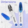 image:imageJubileeYarn Professional Thread Snips  MultiPurpose Travel Scissor  Yellow  1 UnitBlue