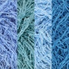 image:imageJubileeYarn Scrubby Dish Yarn  50gSkein Dishcloth Polyester  Lime Green  4 SkeinsShades of Blue