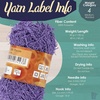 image:imageJubileeYarn Scrubby Dish Yarn  50gSkein Dishcloth Polyester  Lime Green  4 SkeinsShades of Purple