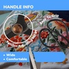 image:imageJubileeYarn Sharp Titanium Embroidery Craft Scissors wSheath  Gold  1 PairBlack