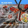image:imageJubileeYarn Sharp Titanium Embroidery Craft Scissors wSheath  Gold  1 PairBlack