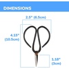 image:imageJubileeYarn Sharp Titanium Embroidery Craft Scissors wSheath  Gold  1 PairBlack
