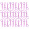 image:imageJubileeYarn Sharp Titanium Embroidery Craft Scissors wSheath  Gold  1 PairClassic  Pink