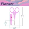 image:imageJubileeYarn Sharp Titanium Embroidery Craft Scissors wSheath  Gold  1 PairClassic  Pink