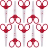 image:imageJubileeYarn Sharp Titanium Embroidery Craft Scissors wSheath  Gold  1 PairClassic  Red