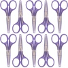 image:imageJubileeYarn Sharp Titanium Embroidery Craft Scissors wSheath  Gold  1 PairClassic  Translucent Blue