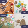 image:imageJubileeYarn Sharp Titanium Embroidery Craft Scissors wSheath  Gold  1 PairCoated  Green