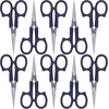 image:imageJubileeYarn Sharp Titanium Embroidery Craft Scissors wSheath  Gold  1 PairCoated  Navy