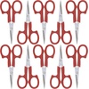 image:imageJubileeYarn Sharp Titanium Embroidery Craft Scissors wSheath  Gold  1 PairCoated  Red