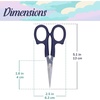 image:imageJubileeYarn Sharp Titanium Embroidery Craft Scissors wSheath  Gold  1 PairCoated  Red