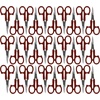 image:imageJubileeYarn Sharp Titanium Embroidery Craft Scissors wSheath  Gold  1 PairCoated Curved  Red