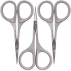 image:imageJubileeYarn Sharp Titanium Embroidery Craft Scissors wSheath  Gold  1 PairErgonomic  Grey