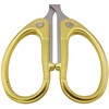 image:imageJubileeYarn Sharp Titanium Embroidery Craft Scissors wSheath  Gold  1 PairGold  Snips