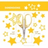 image:imageJubileeYarn Sharp Titanium Embroidery Craft Scissors wSheath  Gold  1 PairGold